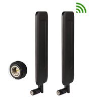Bingfu 4G LTE 9dBi SMA Male Antenna (2-Pack) for Verizon AT&T T-Mobile Sprint Huawei Netgear 4G LTE Mobile Router Gateway Home Phone Modem Cell Phone Signal Booster Cellular Amplifier Trail Camera
