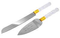 Gifts Infinity Personalized Wedding Cake Knife and Server Set Free Engraving (Reg TT)