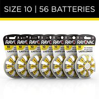 Rayovac Hearing Aid Batteries Size 10 for Advanced Hearing Aid Devices ,56 Count