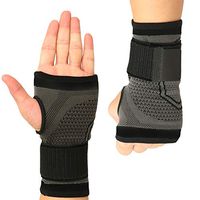 KIWI RATA Wrist Sleeve Brace, Wrist Support Compression Sleeve Wrist Wrap for Gym and Recovery from Pain, Sprains, Carpal Tunnel, Bursitis, Tendonitis, Arthritis Fit Both Hands