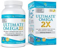 Nordic Naturals Ultimate Omega 2X - Extra Omega-3s Support Heart, Brain, and Immune Health*, 120 Count