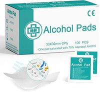 MQLFUN 400Pcs Alcohol Wipes, Individually Wrapped Disposable Alcohol Prep Pads, 70% Alcohol Swabs, Alcohol Cotton Pads for Smartphone, Glasses Lens, Dishes Cleaning(4 Boxes)