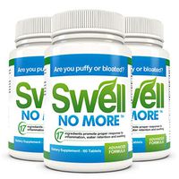 SwellNoMore Pill Reduces Puffy Eyes Bloating Swollen Feet & Swollen Ankles 180 Tablets