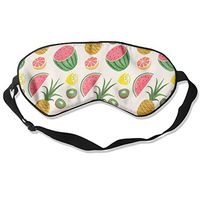 Fruit Party Watermelon Pineapple Kiwi 99% Eyeshade Blinders Sleeping Eye Patch Eye Mask Blindfold For Travel Insomnia Meditation