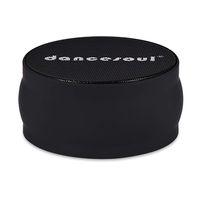 Portable Bluetooth Speakers with Metal Body,Dancecel Wireless Subwoofer Speakers with Stereo Sound and Enhanced Bass,Small Bluetooth Speaker for Home,Offices,Study Rooms,Outdoors,Travel. (Black)