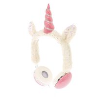 Claire's Girl's Furry Unicorn Headphones