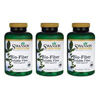 Swanson Bio-Fiber 750 Milligrams 180 Capsules (3 Pack)