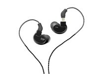 Monoprice Trio Wired in Ear Monitor (1 Balanced Armature+2 Dynamic Drivers) Aluminum Housing, Detachable Cable