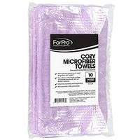 For Pro Cozy Microfiber Towels, Lavender, 10 Count