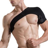 Shoulder Support Wrap Brace Joint Dislocated Prevention and Recovery Belt Band rotator cuff (l, right)