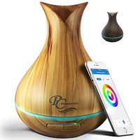 Smart Wi-Fi Wireless Essential Oil Aromatherapy Diffuser - Works with Alexa, Google Home, Phone App - 400ml Ultrasonic Diffuser - Schedules - LED & Timer Settings