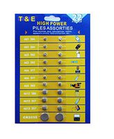 Fashion 22 Pcs Battery VALUE Pack Assorted Cell Button Coin Batteries Watch Calculator