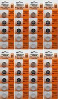 CR1632 Lithium 3V Batteries, 5 on a Card (8 Cards - 40 Batteries) by Loopacell