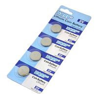 HQRP 4-Pack CR2032 Coin Lithium Battery for CycleOps PowerTap + Coaster