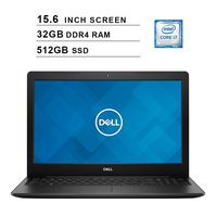2019 Newest Dell Inspiron 15 3583 15.6 Inch HD Laptop (8th Gen Inter 4-Core i7-8565U up to 4.6GHz, 32GB DDR4 RAM, 512GB SSD, Intel UHD Graphics 620, WiFi, Bluetooth, HDMI, Windows 10)