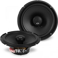 NVX 6 1/2 inch Professional Grade True 80 watt RMS 2-Way Coaxial Car Speakers [N-Series] with Silk Dome Tweeters, Set of 2 [NSP65]