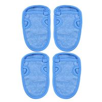 Healifty Baby Shower Sponge 4pcs Exfoliating Bath Gloves Body Scrub Gloves Shower Body Rubbing Gloves Back Scrubber(Blue)