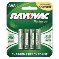 Precharged Recharg. Battery, AAA, NiMh, PK4