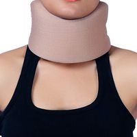 HealthGoodsIn - Adjustable Soft Full Foam Cervical Collar | Neck Brace | for Neck Support | Vertebrae Support | Relieves Pain | Reduces Pressure from The Spine (Small Size)