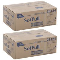 GEORGIA-PACIFIC GP-28124-2 SofPull Centerpull Regular Capacity Paper Towel, 2 Cases (6 Rolls), White