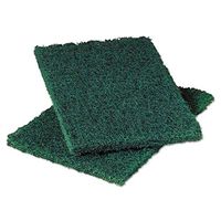 Scotch-Brite PROFESSIONAL 86 Commercial Heavy Duty Scouring Pad 86, 6" X 9", Green, 12/pack, 3 Packs/carton
