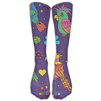 Tropical Bird Womens Compression Socks Comfortable Athletic Socks High Stockings Unisex Anti-odor Running Long Sock For Men And Women