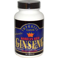 Imperial Elixirs, Korean Red Ginseng 300mg, 100 Capsules