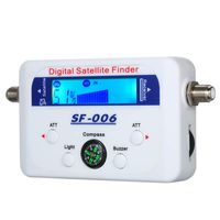Leepesx Digital Satellite Finder Satellite Signal Meter Mini Digital Satellite Signal Finder Meter with LCD Display Digital Satfinder with Compass