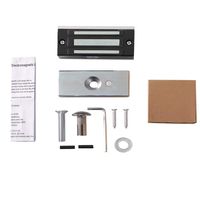 PEACE BIRD Electromagnetic Lock,60KG 130LBs Holding Force Electric Magnetic Lock for Closet Cabinet Door Access Control System (Fail-Safe NC Mode)