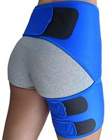 Roxofit Hip Brace - Groin Compression Support for Sciatica Thigh Hamstring Quadriceps Arthritis SI Joint Injuries Hip Flexor Pulled Muscles Pain Relief - Best Sciatic Wrap for Men Women