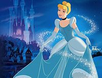 Cinderella Edible Image Photo Cake Frosting Icing Topper Sheet Birthday Party - 1/4 Sheet - 79193