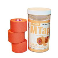 Mueller M-Tape Canister (3 Rolls/Pack)-Orange (1.5" x10 yds)