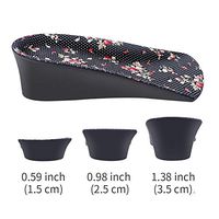 Height Increase Insoles Arch Support Half Shoe Lifts Elevator Shoe Insoles Heel Lift Inserts for Men and Women (M(0.98 inch Height))