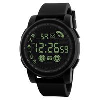 Smartwatch for Women Men iOS Android Blutooth System Waterproof Pedometer Multifunction Phone Call Message Remote Camera Sports Watch Evangelia.YM (Black)