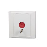 uxcell Wht Plastic Square Family Office Emergency Panic Button