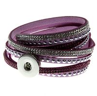 Fashion 1pcs Charm bracelet For Noosa snaps chunk button NS 42