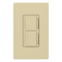 Lutron MA-L3T251-IV Maestro 300 Watt Single Pole Dimmer And Timer Switch, Ivory