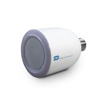 SHOWERDOORDIRECT.COM BTLBS-WH LED Light Bulb with Bluetooth Speaker, White
