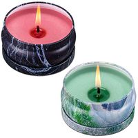Wending Soy Candles, Smoke Odor Exterminator and Mosquito Dislike Citronella Candle - Natural Soy Wax Scented Candles - 8.1 Ounce x 2 Pack x 45 Hours Burn, Travel Tin Set for Indoor and Outdoor