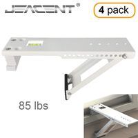 Jeacent Universal AC Window Air Conditioner Support Bracket Heavy Duty, Up to 85 lbs, 4Packs