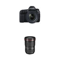 Canon EOS 5D Mark IV Full Frame Digital SLR Camera with EF 24-70mm f/4L IS USM Lens Kit with Canon EF 16-35mm f/2.8L III USM Lens
