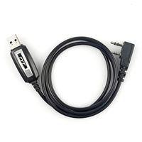 TYT Programming Cable for GD-77 GD-77S MD-UV380 & MD-380 & MD-390 & Upgraded GPS MD-390 Waterproof Digital Radio, Also for WouXun KG-D901 DMR Digital Radio, Black