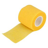 Athletic Sports Tape Tattoo Bandage Sport Strapping Tape Sport Tape with Superior Waterproof Adhesion (Yellow)
