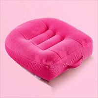 KLSJJ Office Soft Massage Seat Cushion Lady's Beauty Hip Butt Push Up Yoga Orthopedic Pads for Car Chair Anti (Color : Pink)