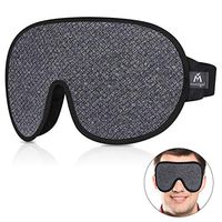 3D Contoured Sleeping Eye Mask - 99% Blindfold & Lights Blockout Sleep Mask for Men Women, Comfortable & Light Weight Eye Cover for Travel/Nap/Night's Sleeping, No Pressure On Your Eyes