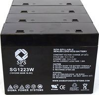 SPS Brand 1223W Replacement Battery for CSB HC1217W (4 Pack)