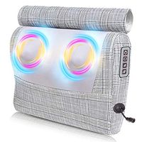 Neck Massager,Shiatsu Neck and Back Massager with Heat,Electric Back Massage Pillow with 16 Deep Tissue Massage Nodes for Back,Cervical,Shoulder,Foot,Body Muscle Pain Relief,Relaxation Christmas Gifts