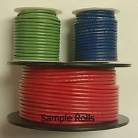 WHITE 12AWG Stranded 600V Hook Up Wire - 25' Roll