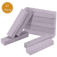Pumice Stone for Cleaning Pumice Stick Cleaner Toilet Ring Remover Grey Scouring Pads for Toilet,Kitchen,Bath,Swimming Pool and Household,Pack of 10