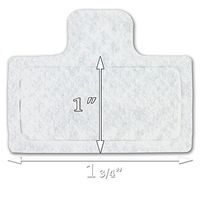 CPAP Filters-Style: M-Series Filter: Ultra Fine Color: White Type: For Respironics - UOM = Pack of 6
